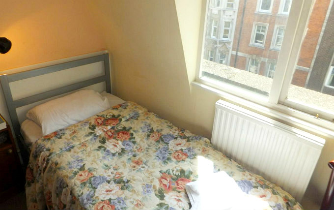 A single room at The Gresham Hotel