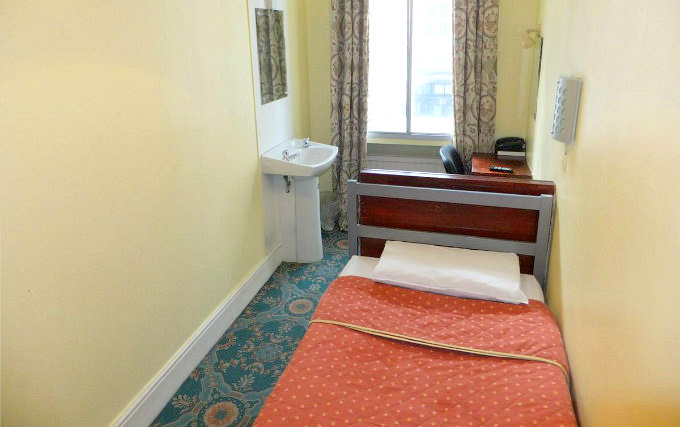 A single room at The Gresham Hotel