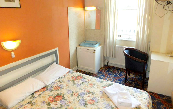 A typical double room at The Gresham Hotel