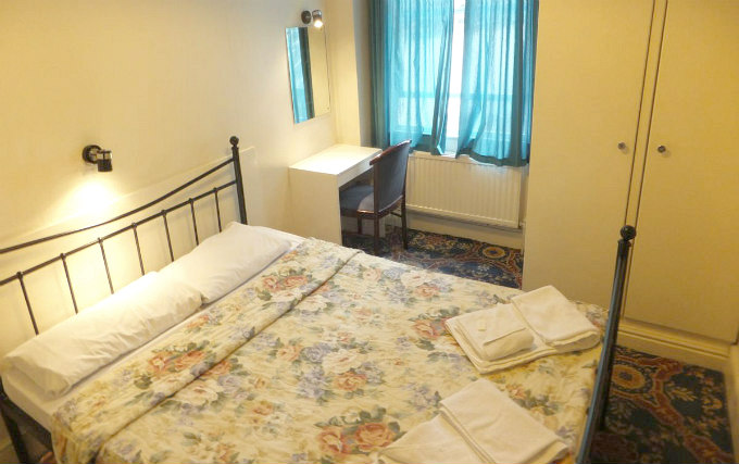 A comfortable double room at The Gresham Hotel