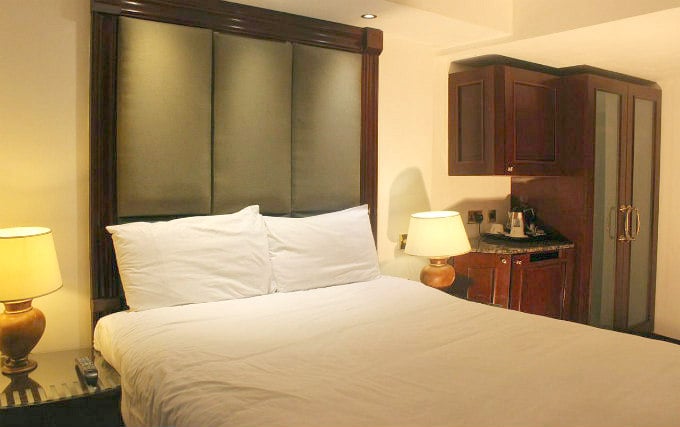 A typical double room at The Hogarth London Kensington