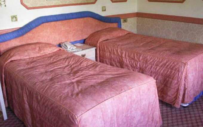 A twin room at John Howard Hotel