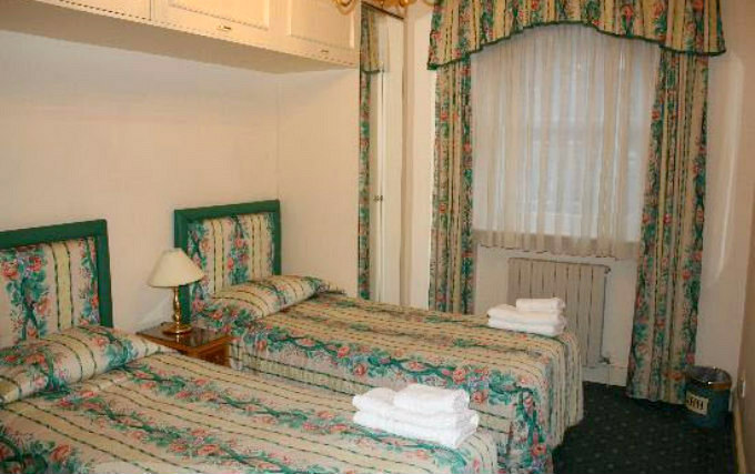 Twin room at John Howard Hotel