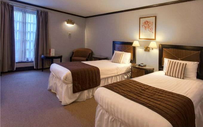 Twin room at Europa Gatwick Hotel and Spa
