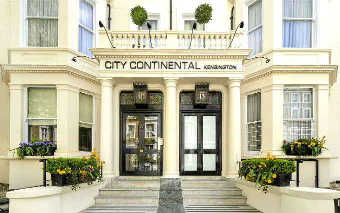The exterior of City Continental Kensington