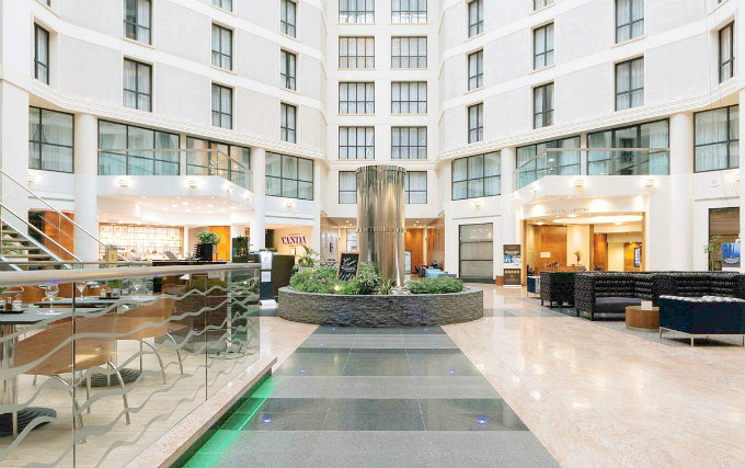 The hallway at Le Meridien Gatwick