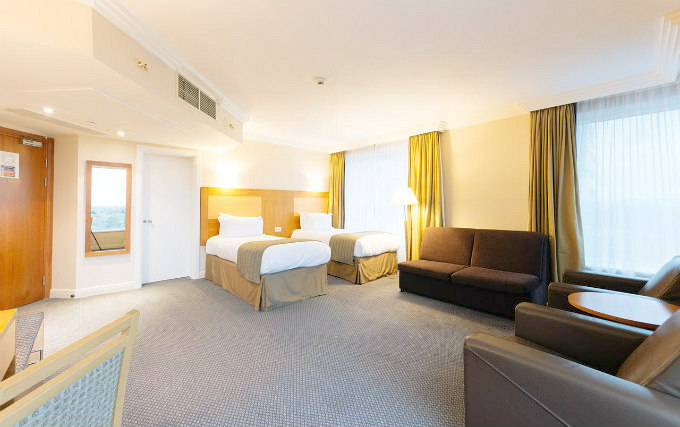 Twin room at Le Meridien Gatwick