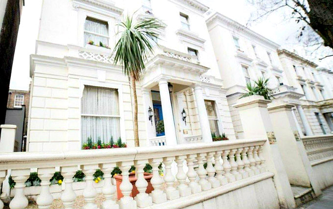 An exterior view of The Abbey Court Notting Hill