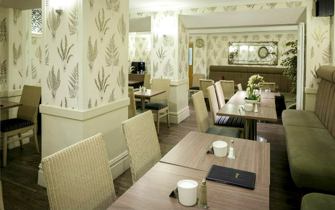 Sit with friends and plan your day in the Breakfast room