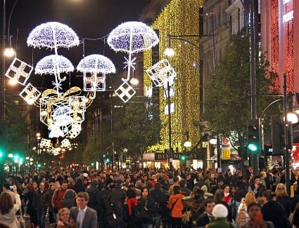 Oxford Street Christmas Lights Switch-On, London