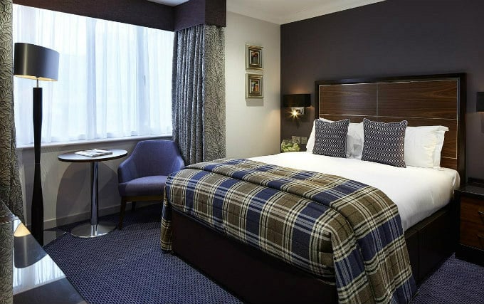 A comfortable double room at Sir Christopher Wren Hotel & Spa
