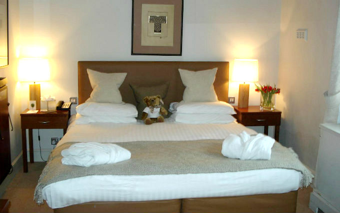 A comfortable double room at The Christopher Hotel Bar & Grill