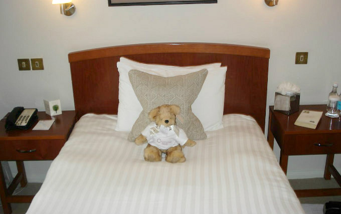 A single room at The Christopher Hotel Bar & Grill