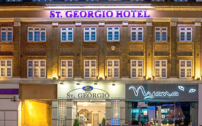 An exterior view of Family Hotel