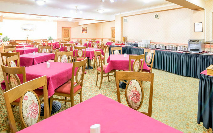 Sit with friends and plan your day in the Breakfast room