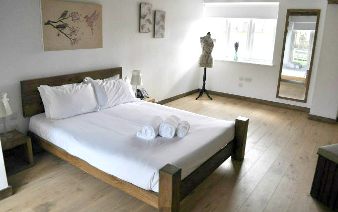 A double room at Bury Lodge Hotel