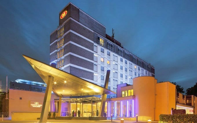 The exterior of Crowne Plaza London Gatwick Airport