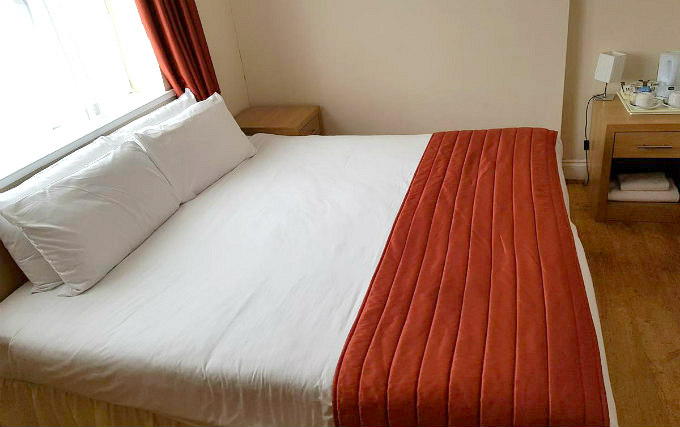 A typical double room at Forest View Hotel