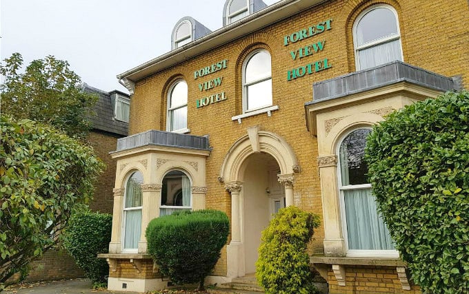 An exterior view of Forest View Hotel