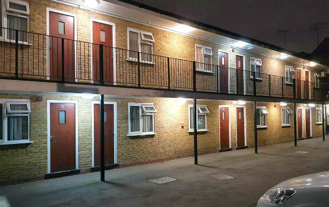 The exterior of Forest View Hotel