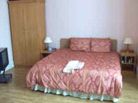 A double room at Forest View Hotel