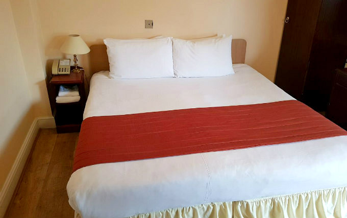 A double room at Forest View Hotel