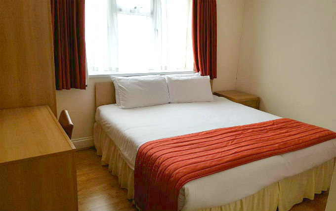 A comfortable double room at Forest View Hotel