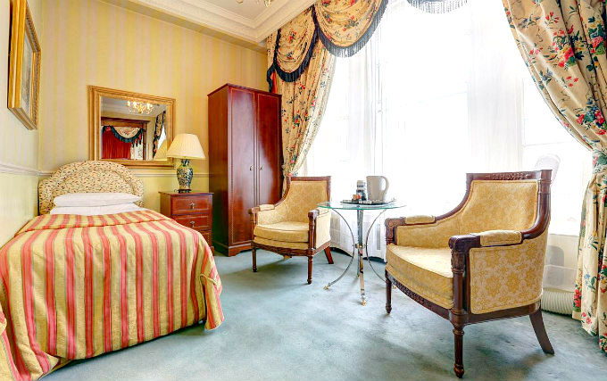 A single room at Gainsborough Hotel