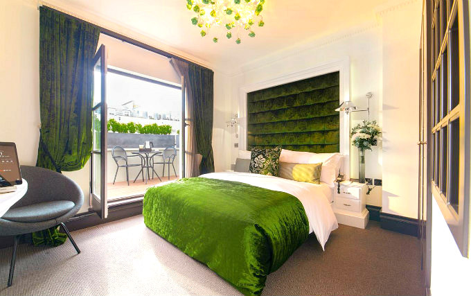 A double room at The Exhibitionist Hotel