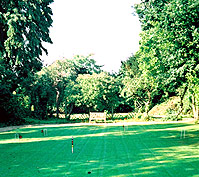 Relax in the quaint English garden