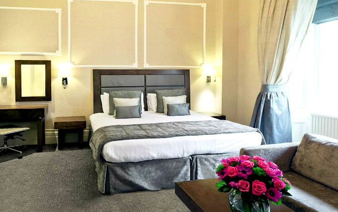 A comfortable double room at Grange Strathmore Hotel