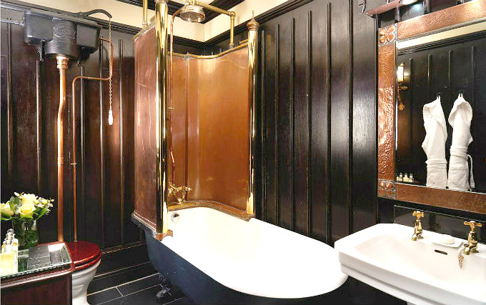 Relax in the bath after a long day