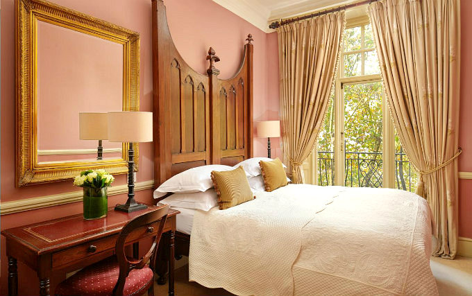 A typical double room at The Gore London - Starhotels Collezione
