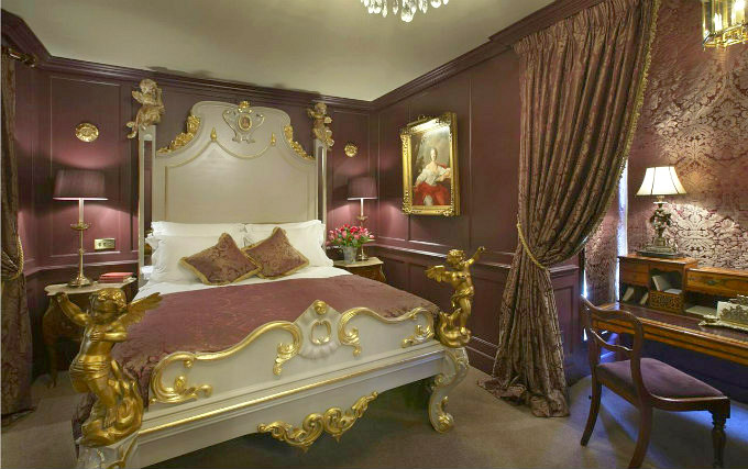 A comfortable double room at Hazlitts Hotel