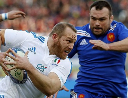 Rugby World Cup at Twickenham, France Vs Italy, London