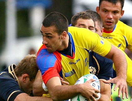 Rugby World Cup at Olympic Stadium, France Vs Romania, London