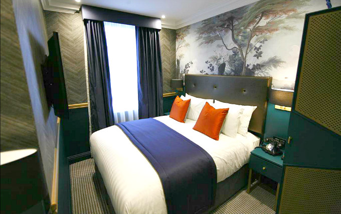 A typical deluxe double room at Portico Hotel (formerly Hanover)