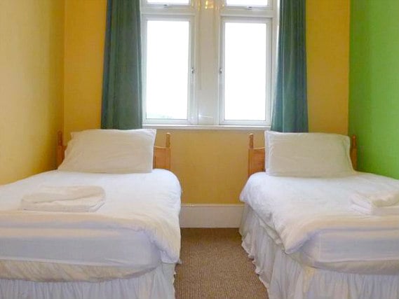 A twin room at Antigallican Hotel is perfect for two guests