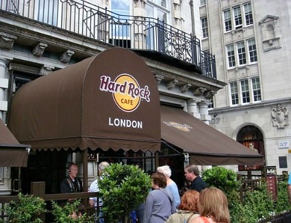 London hard rock Dining at