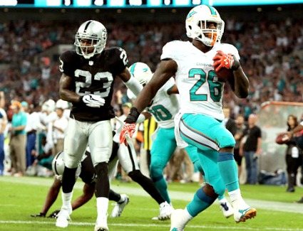 Jets v Dolphins at Wembley Stadium, London