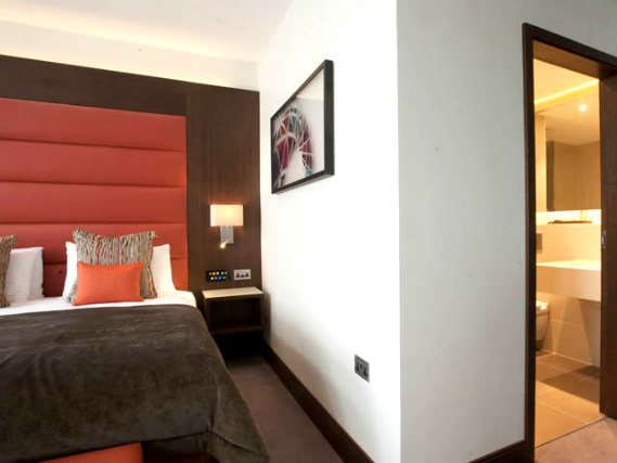 Relax in the private bathroom in your room at St Georges Hotel Wembley
