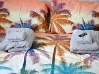 A typical double room at Home Away From Home