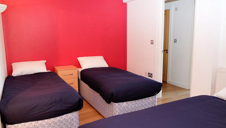 Quad rooms at Access Apartments Farringdon are the ideal choice for groups of friends or families