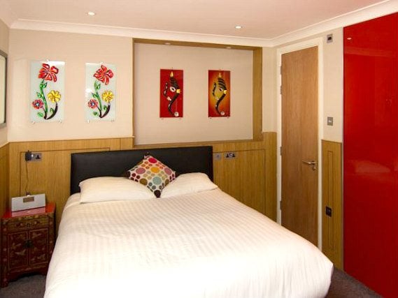 Get a good night's sleep in your comfortable double room