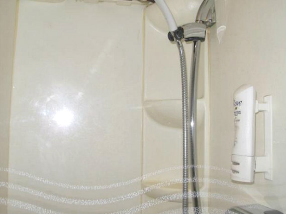 A typical shower system at Chiswick Lodge Hotel
