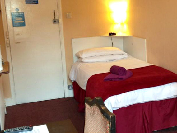 Single rooms at Abbey Lodge Hotel provide privacy
