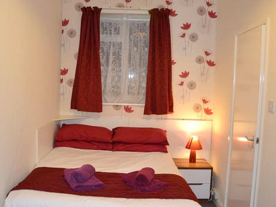 A double room at Abbey Lodge Hotel