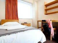 A typical double room at Park House Hostel, London