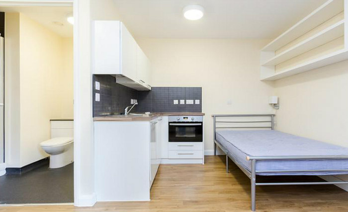 A single room at Student Haus Vauxhall