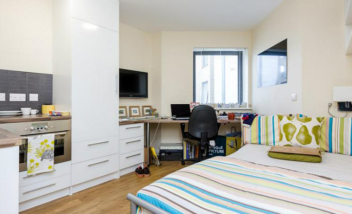 A typical room at Student Haus Vauxhall